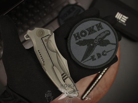 Складной нож WE Knife Chimera 814B c клинком из стали CPM-S35VN, рукоять титан