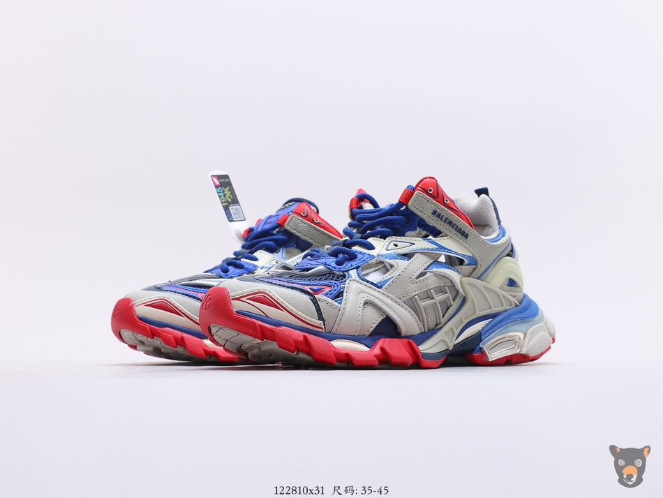 Кроссовки Track.2 Grey/Blue/Red