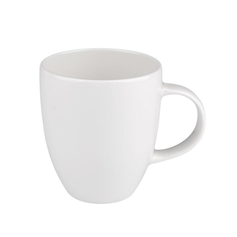 Кружка 250 мл белая d 7,8 см h8,8 см фарфор Cone   Noble [6]