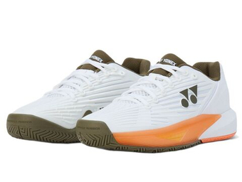 Женские Кроссовки теннисные Yonex Power Cushion Eclipsion 5 - white/brown