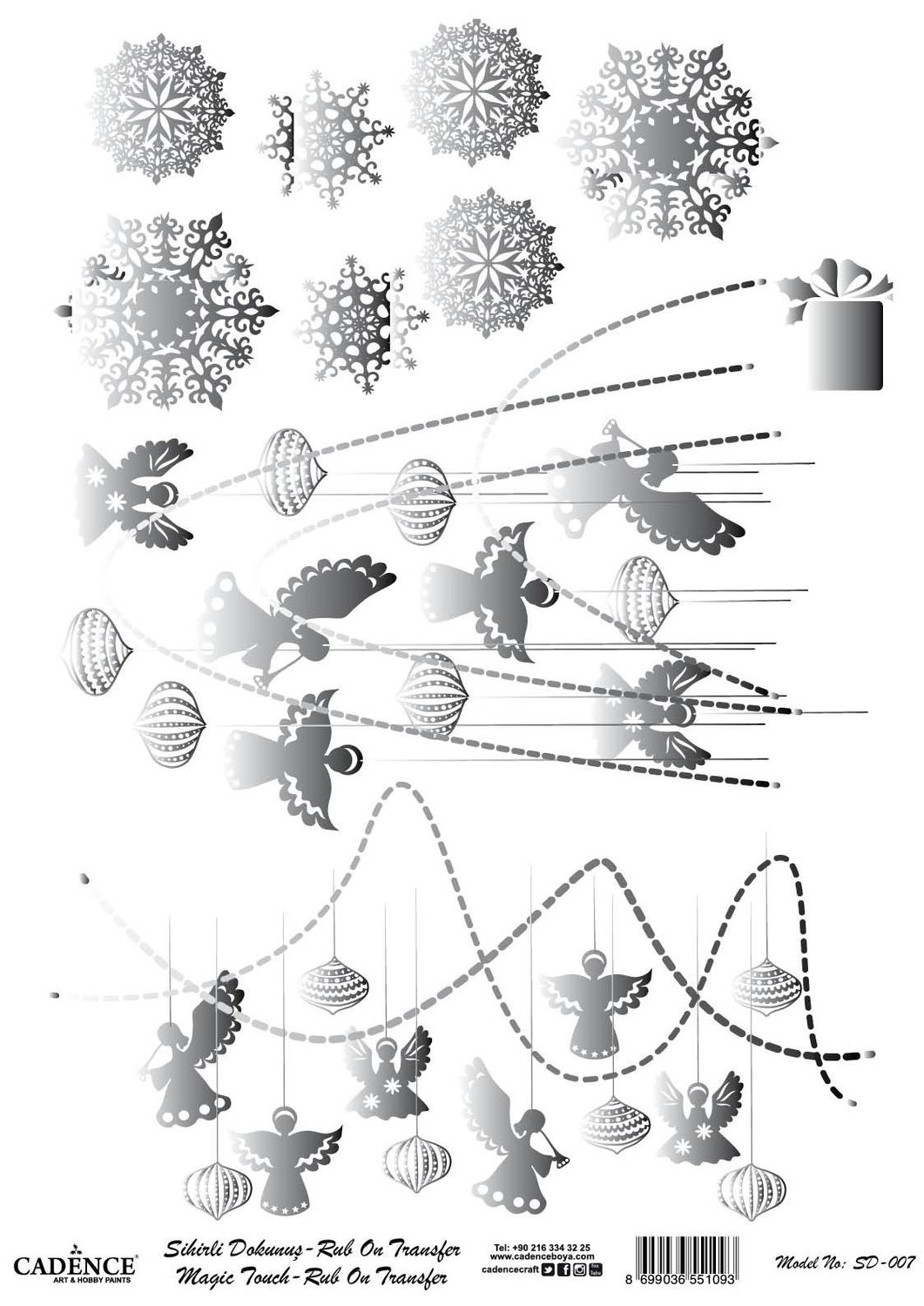Натирка Cadence серебро SD007 30*42см