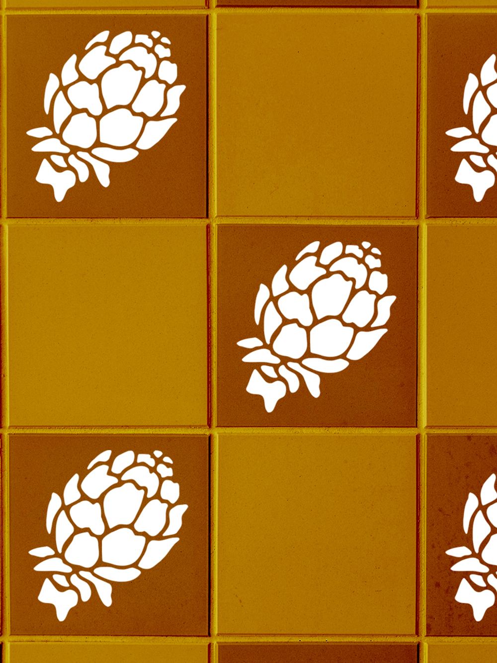 Трафарет для плитки из пластика многоразовый 020