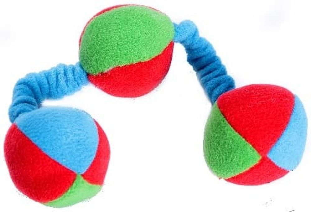 «Шарики» на резинке с пищалками, игрушка для собак OSSO Toys