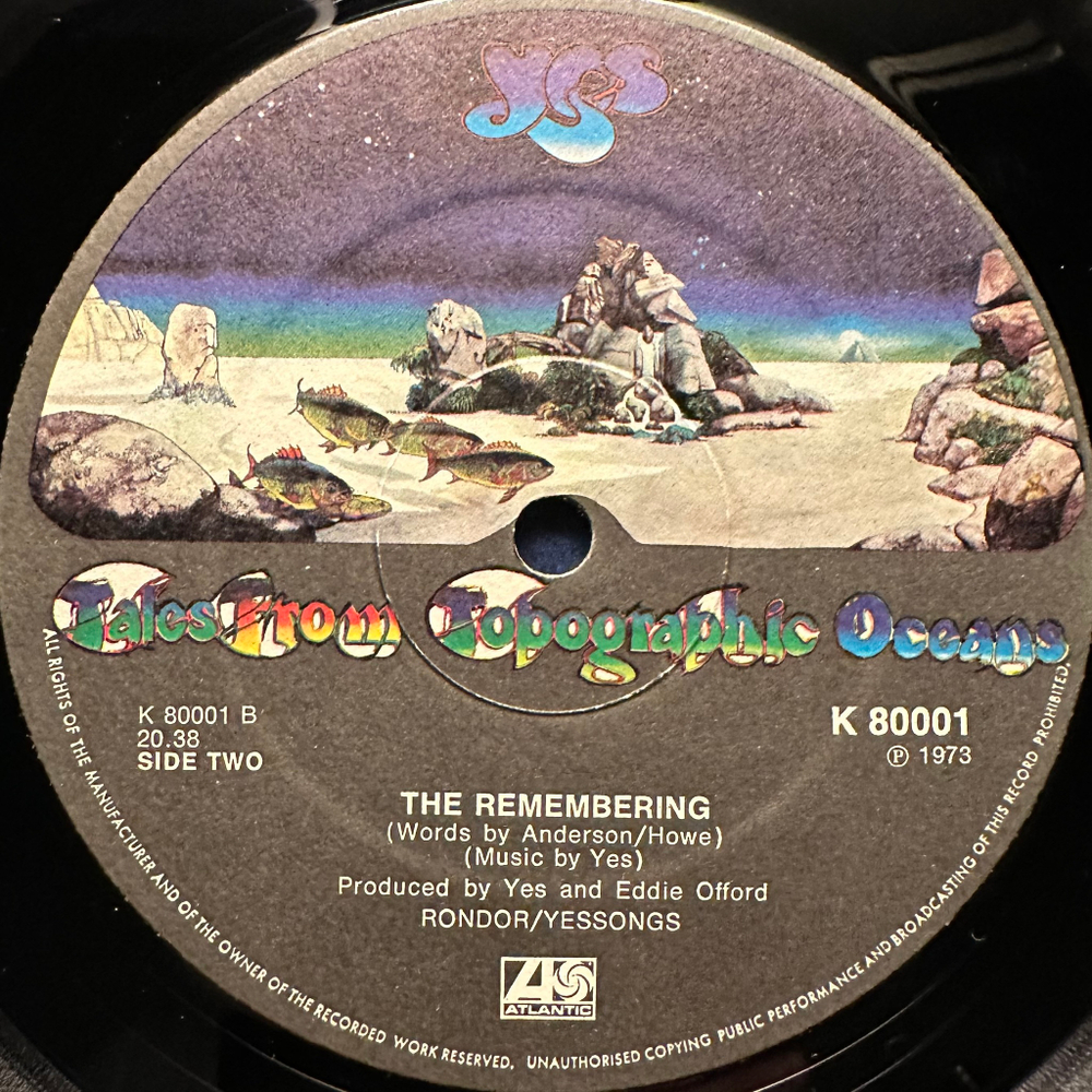 Yes - Tales From Topographic Oceans 2LP (Англия 1973г.)
