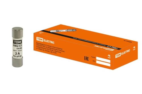 Плавкая вставка С2 10*38 2А TDM
