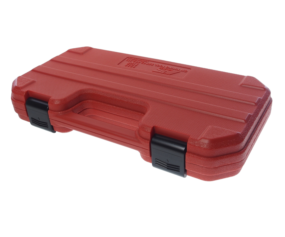 JTC-6616 - Приспособление для фиксации распредвала (CHEVROLET OPEL SAAB BUICK VAUXHALL 2008-2015г.) JTC - 
Предназначен для фиксации распределительных валов, коленвала и натяжителя цепи на турбонаддувных бензиновых двигателях 2.0 и 2.4, из ассортимента GM, Chevrolet и Saab.
Применение: Vauxhall, Opel, Saab и Chevrolet, Buick 2008-2015 LHU / A20NFT, L TG / A20NHT, LDK / A20NHT, LE5 / LE9, А24ХЕ, A24XF.
Номер ОЕМ: EN-48585, EN-43653 / J43653, EN-955-10 / KM 955, EN-955-20 / KM955-20, EN-45027-1 / J-45027-1, J-45027-2 / EN45027-2 / EN45027, EN-49212 / EN-49212-1, EN-49212 / EN-49212-2, EN-48953.