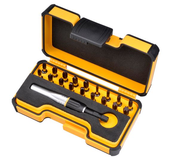 Набор ударных бит PZ/PH/TX Impact с держателем в кейсе, 19 шт, Felo 02071946