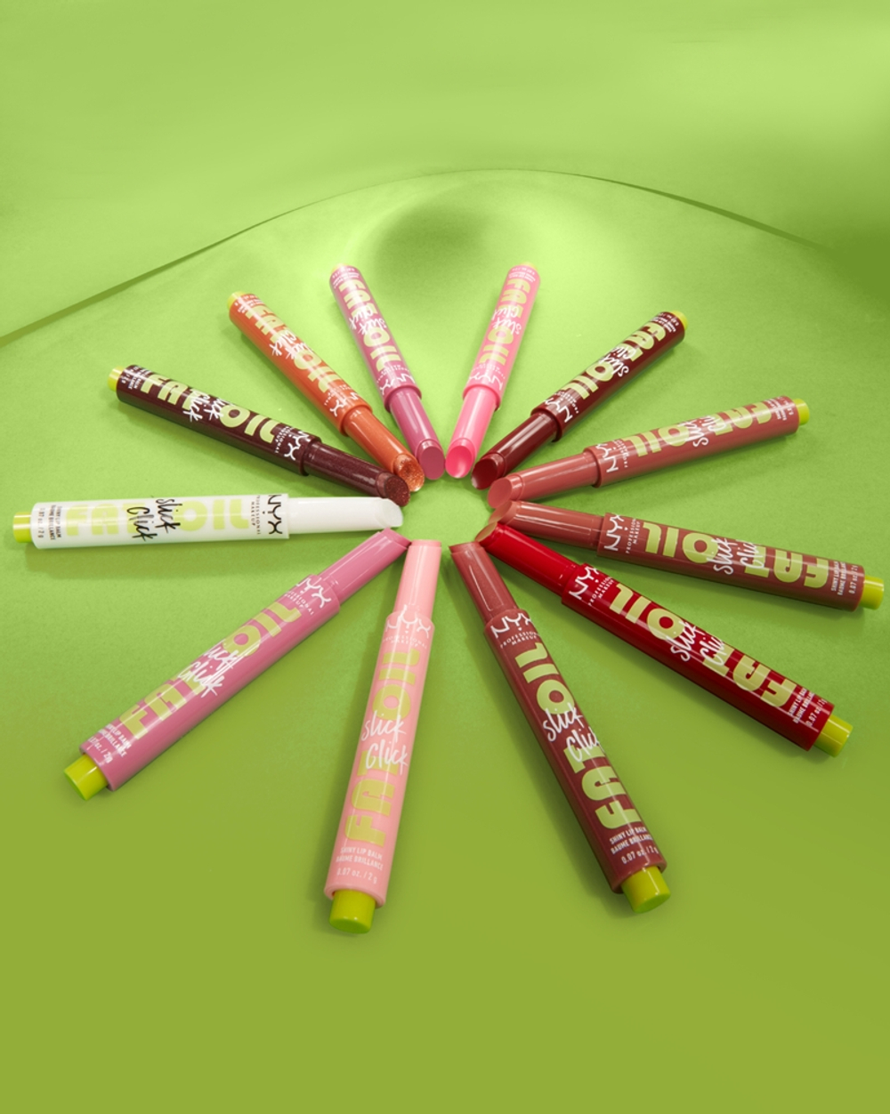 NYX Professional Makeup Fat Oil Slick Click - Тонирующий бальзам для губ оттенок 07 DM Me, 2 g