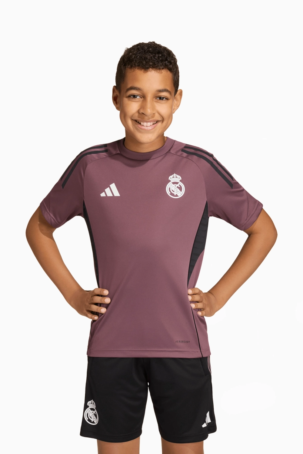 Футболка adidas Real Madrid 25/26 Competition Training Junior - бордовый