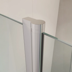 Душевая дверь RGW LE-009 (LE-004 + Z-09+профиль A-14) (Прозрачное, 1300)