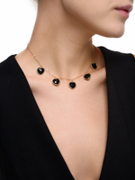 Чокер "Amour" с черным агатом Gold