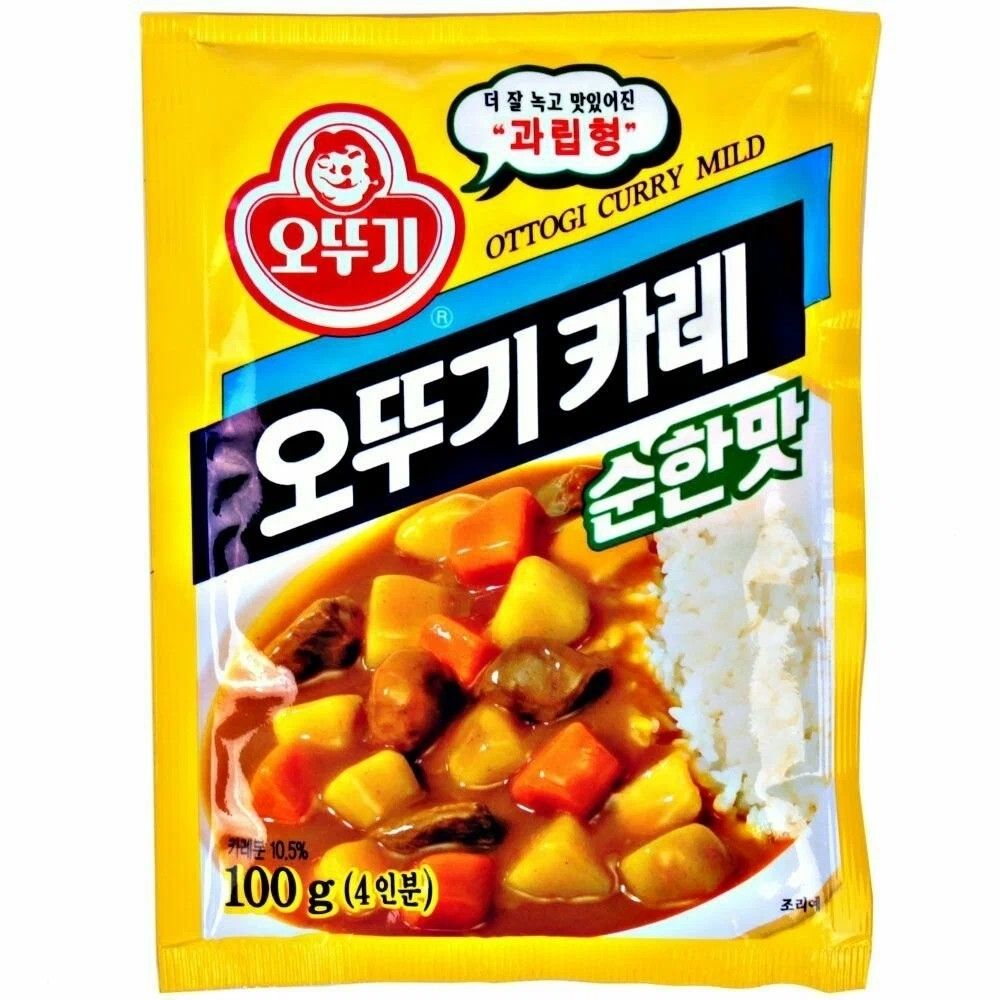Соус карри Ottogi Mild неострый 100 г x 4 шт