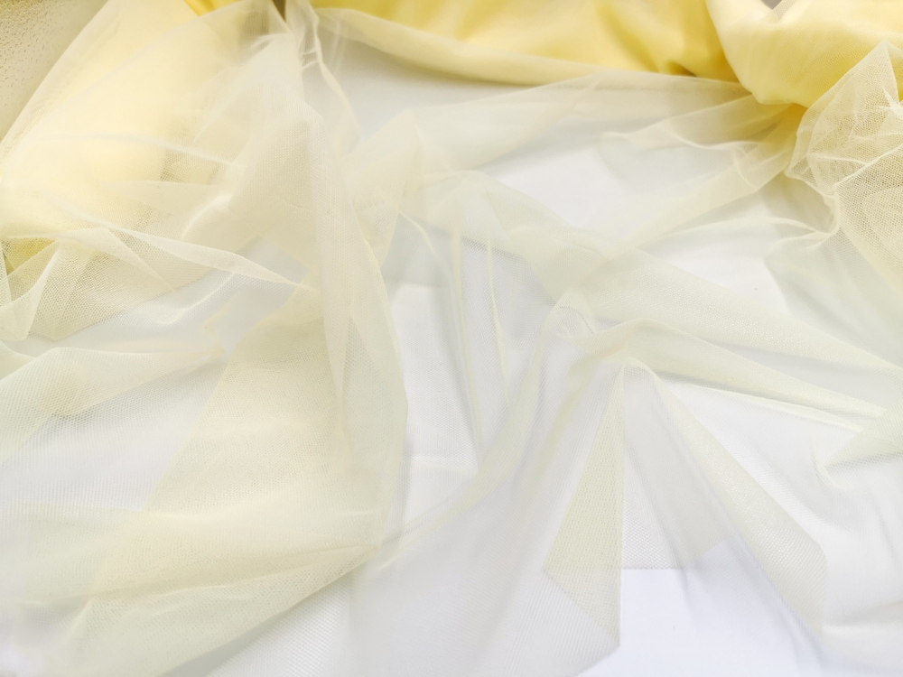 Бюстовая неэластичная сетка, Lauma, желтый, (BS-007)