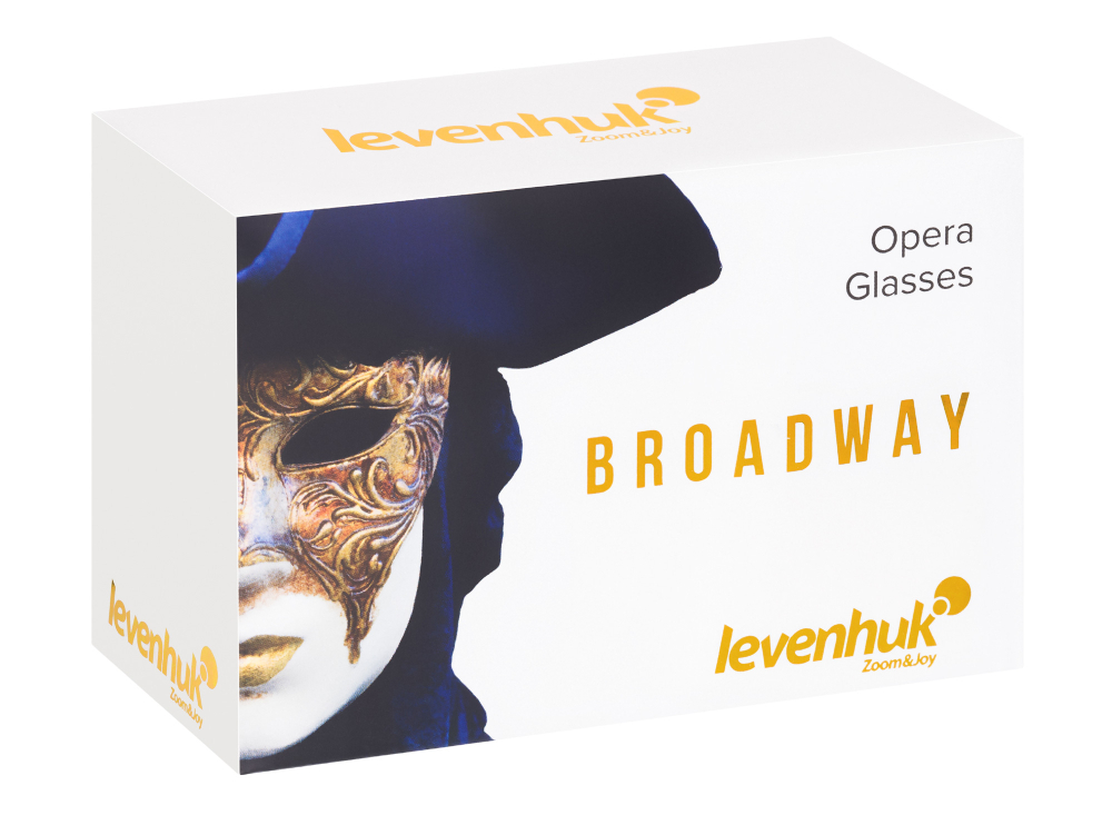 Театральный бинокль-лорнет Levenhuk Broadway 325E, белый