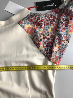 Платье Fleuretta красивое шелковое, визуально 50 размер, новое