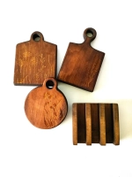 Набор досок разделочных из дерева сервировочных 3 шт.