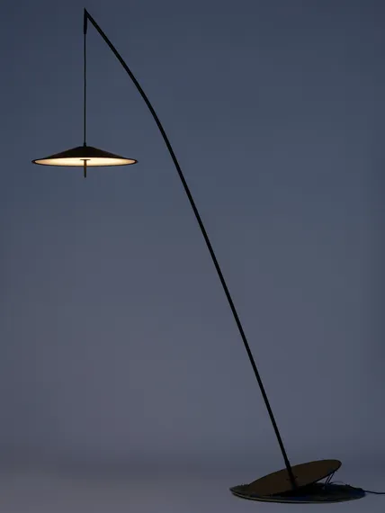 Торшер Rod 225 см, черный