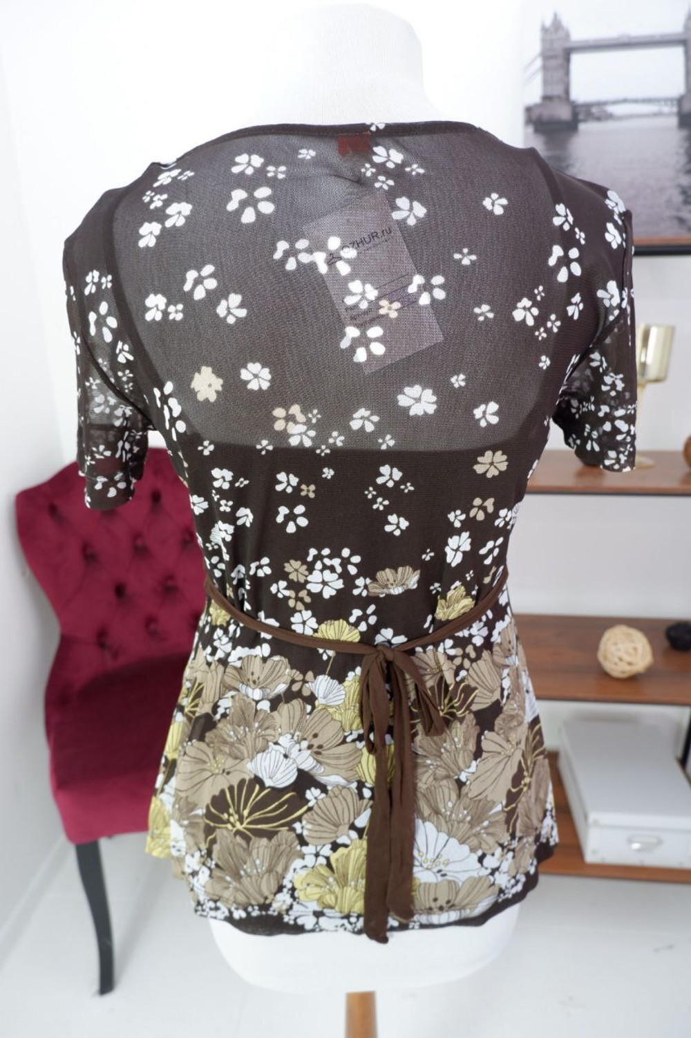 Футболка с топом S.Oliver красивая 40 размер