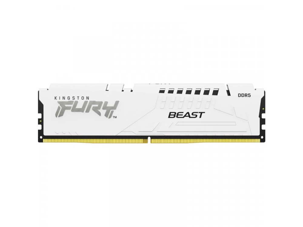 Оперативная память Kingston Fury Beast White KF564C32BWK2-64, DDR5 2х 64ГБ 6400 МГц, DIMM, RTL