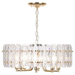 Люстра Rivoli Sylvia 1049-308 8 х Е14 40 Вт хрусталь | Хрусталь