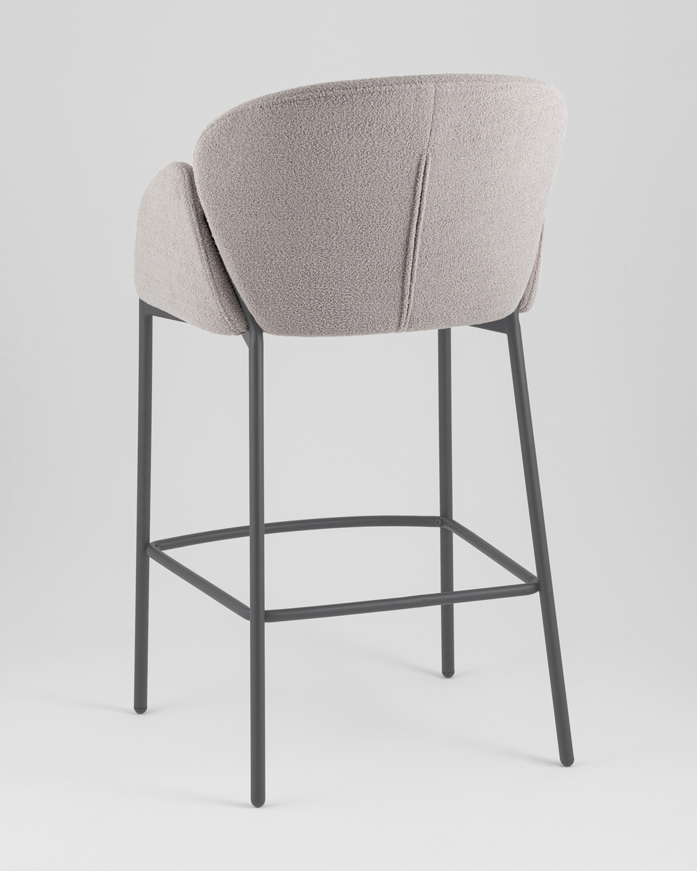 Стул полубарный Melia серый