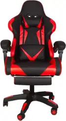 Кресло игровое Gramber А03 Экокожа черная/Экокожа красная
