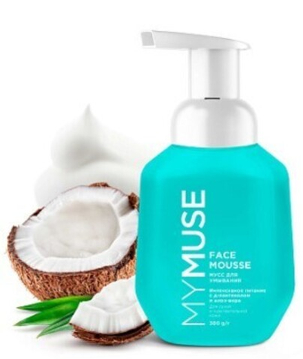My Muse Мусс д/умывания д/сухой и чувст.к. (пантенол,алоэ) 300 мл. *3*6*