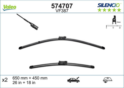 VALEO - 574707-VAL - Wiper Blade
