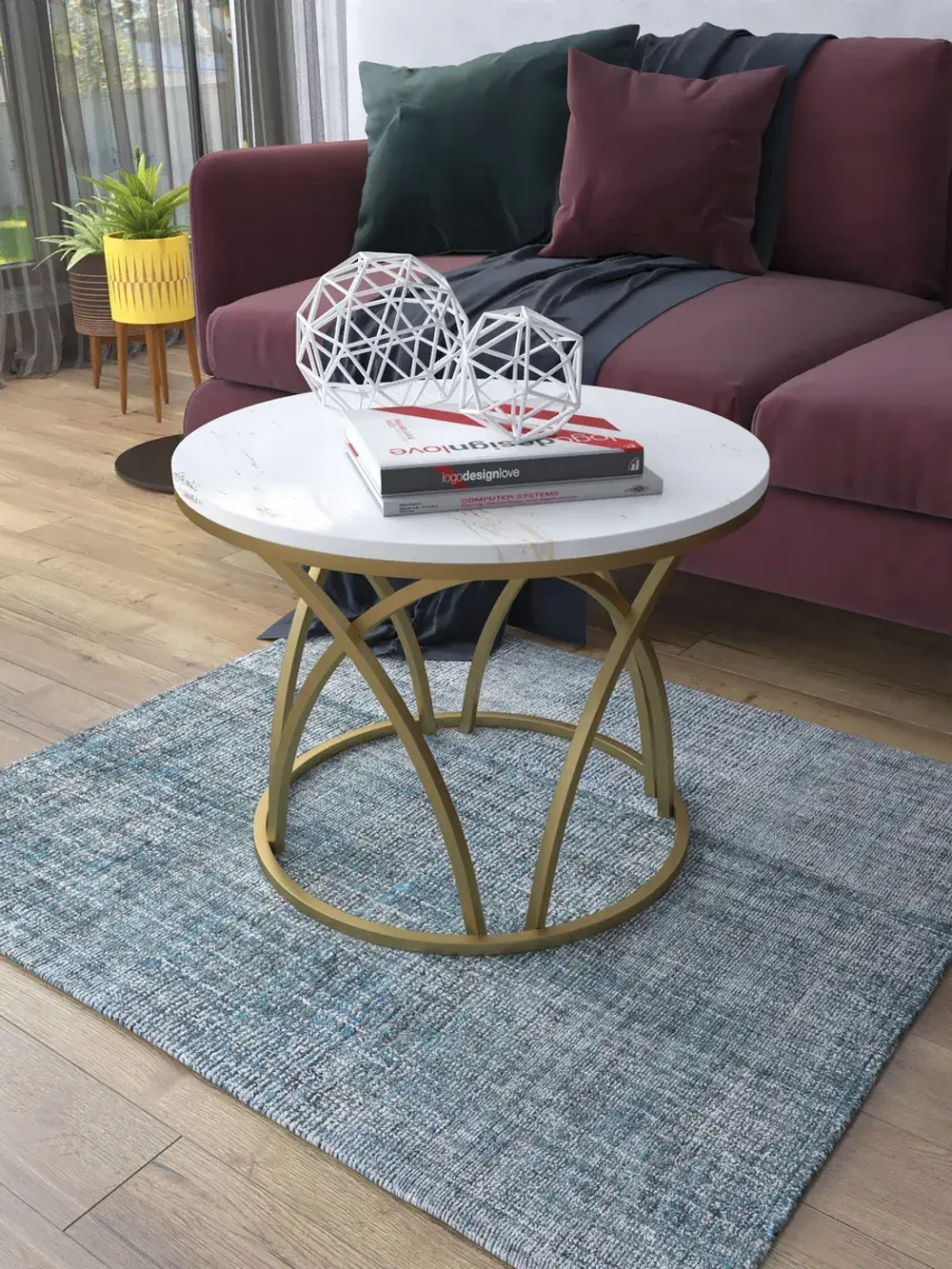 Журнальный стол Тюльпан - ЗЗБГ - МДФ в ПВХ