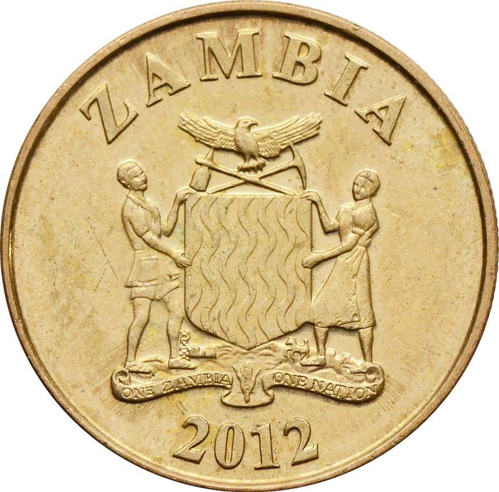 50 нгве 2012 Замбия XF