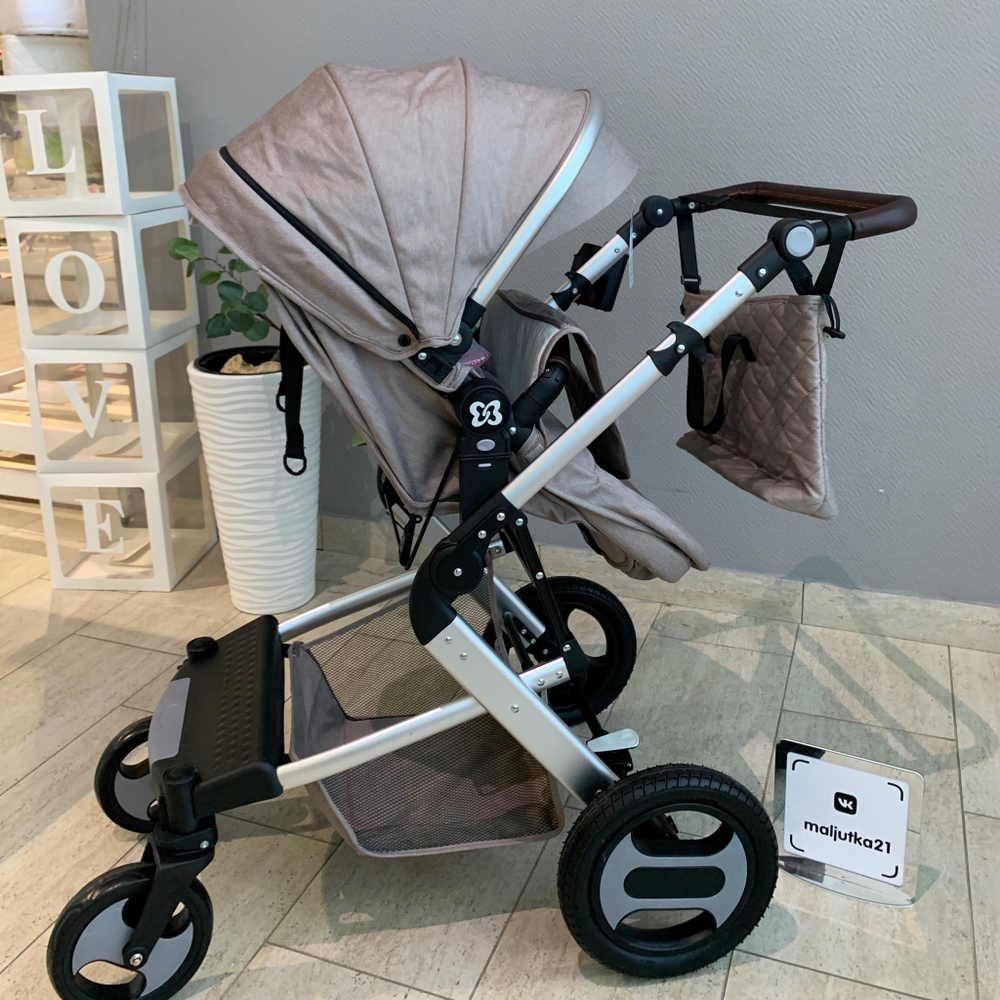 Коляска трансформер Diamond All-season Кремовый