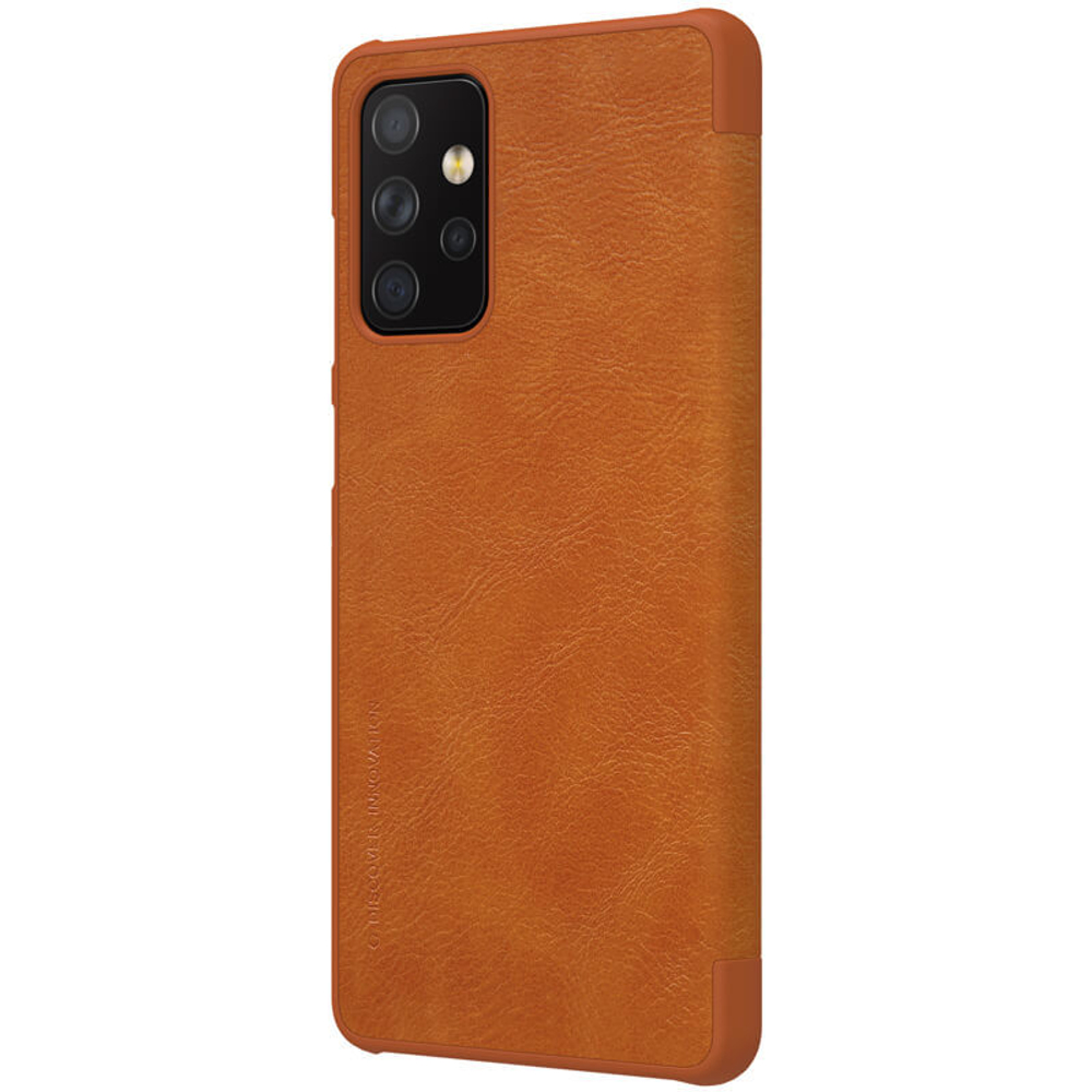 Кожаный чехол-книжка Nillkin Leather Qin для Samsung Galaxy A72