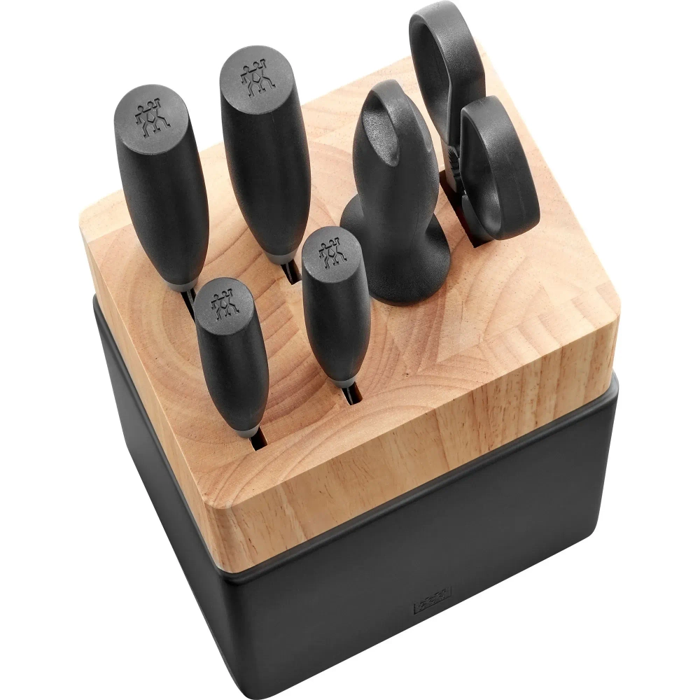 Zwilling Набор из 4 ножей в блоке Now S + ножницы + точилка