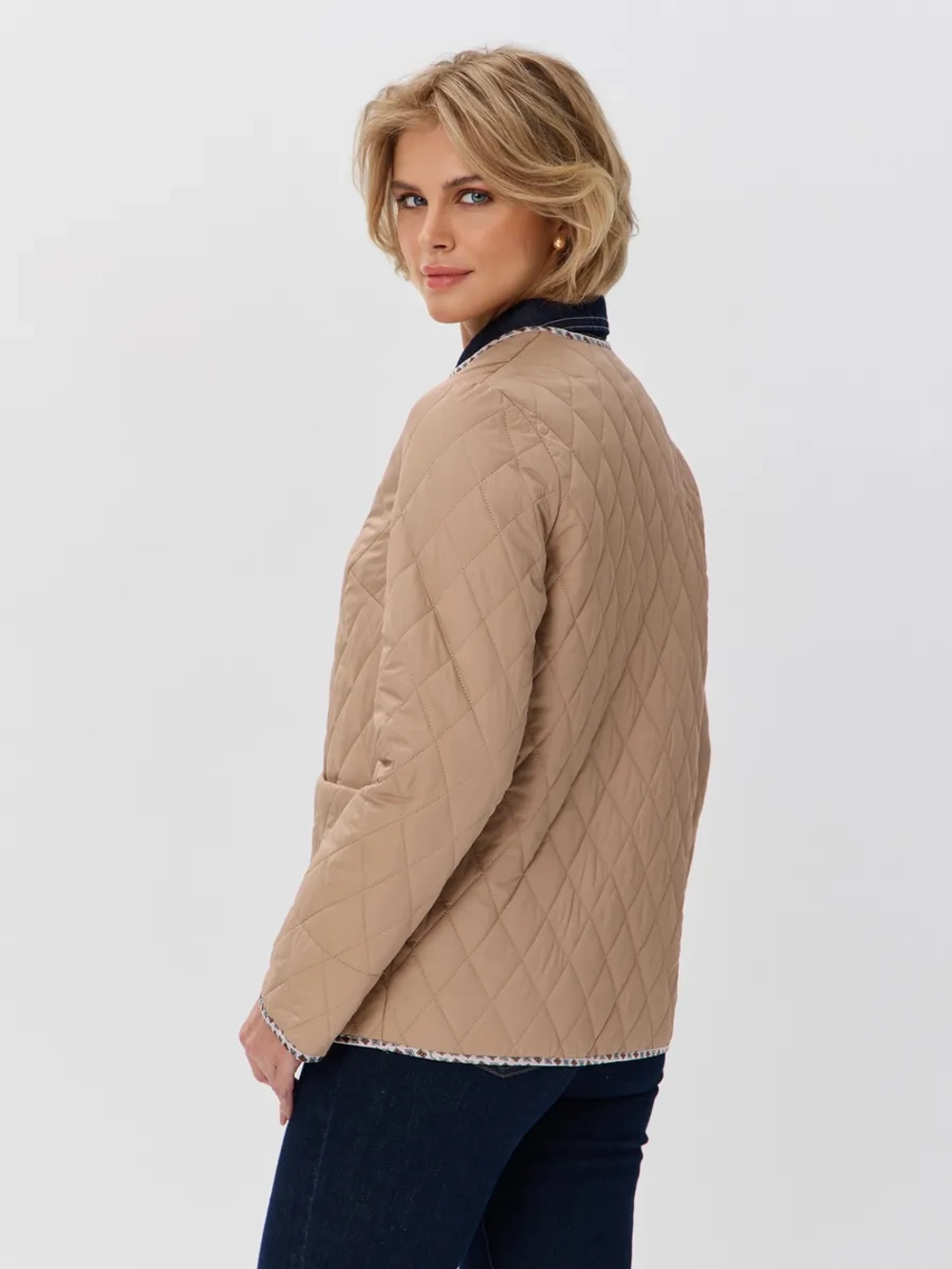 Куртка-жакет стеганая шанель на кнопках