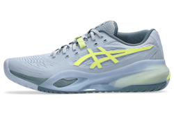 Мужские кроссовки теннисные Asics Gel-Resolution X - grey blue/pistachio