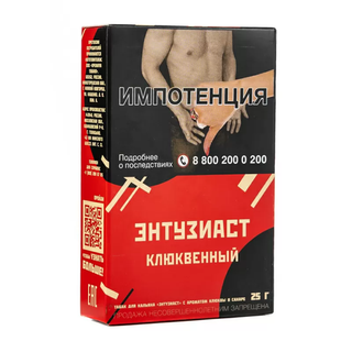 Купить Табак Энтузиаст - Клюквенный 25г