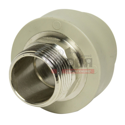 Муфта комб. нар 32х1'' под ключ VRT® СЕРЫЙ (Россия)