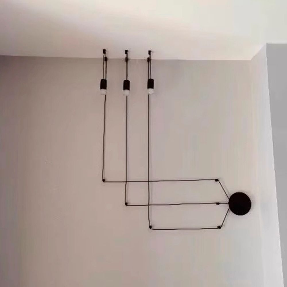 Подвесной светильник Via Wireflow polyhedral 0363 FreeForm Suspension lamp