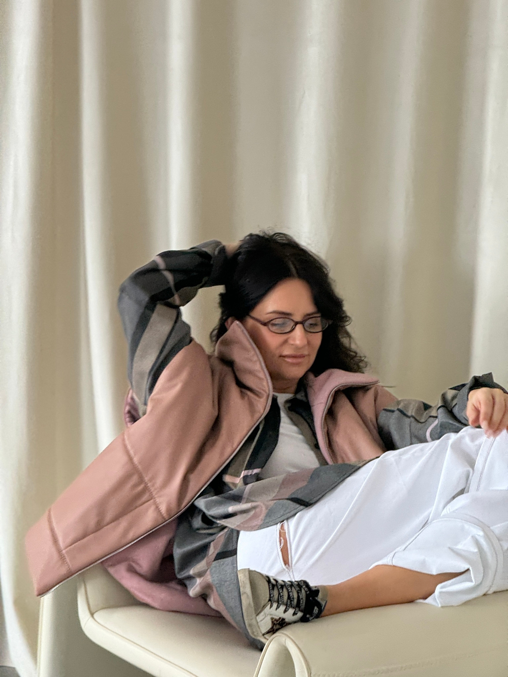 Утепленный жилет из эко-кожи