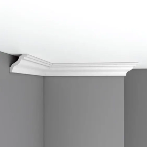 Плинтус потолочный гладкий DECOMASTER 96105 (60*60*2400мм)