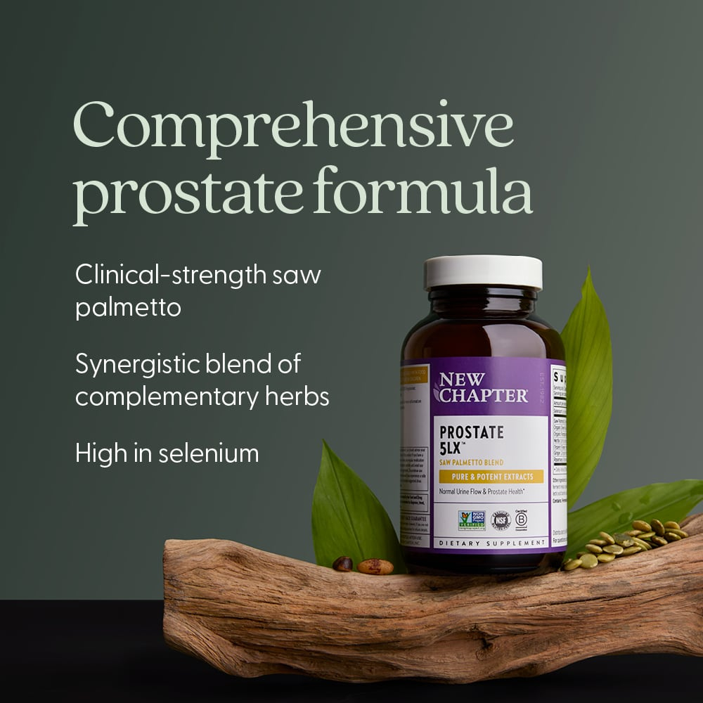 New Chapter, Prostate 5LX™, 120 вегетарианских капсул
