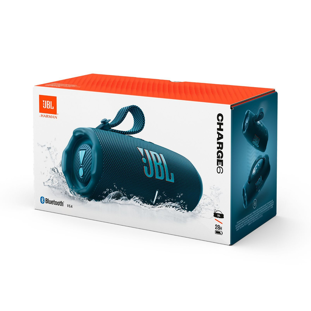Портативная колонка JBL Charge 6, синий