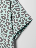 Футболка для девочки леопард