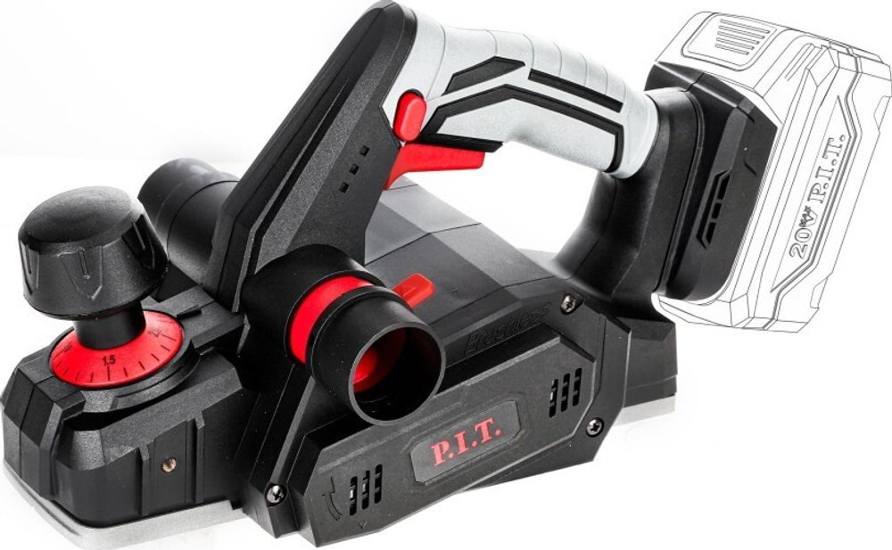 Рубанок аккумуляторный P.I.T. PEP20H-82A Solo