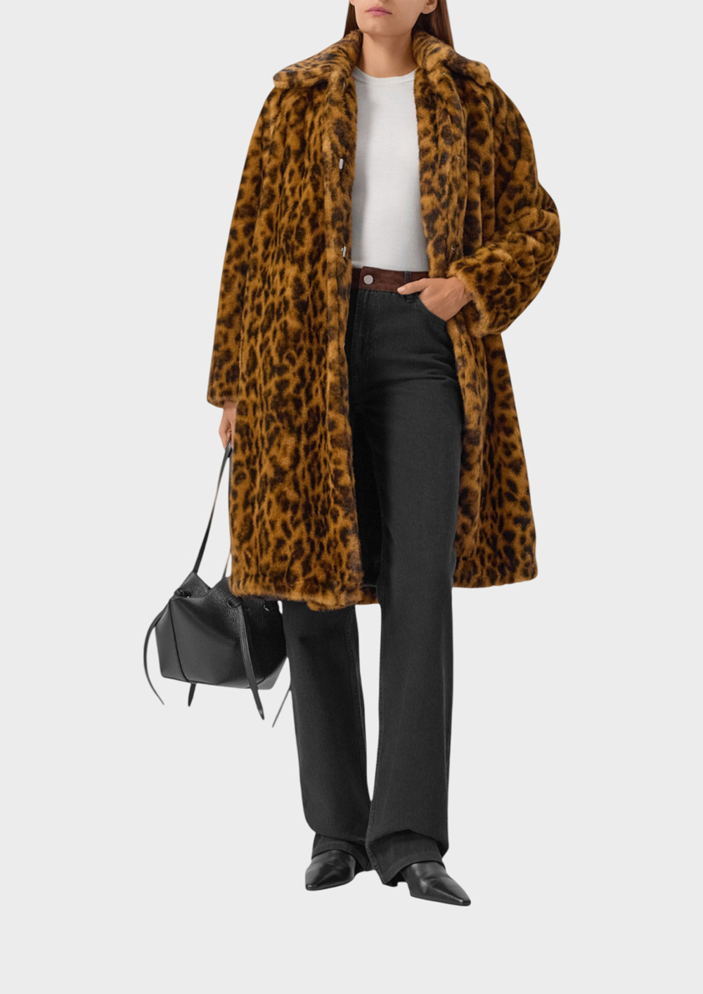 Пальто меховое HUGO Mafelda-1