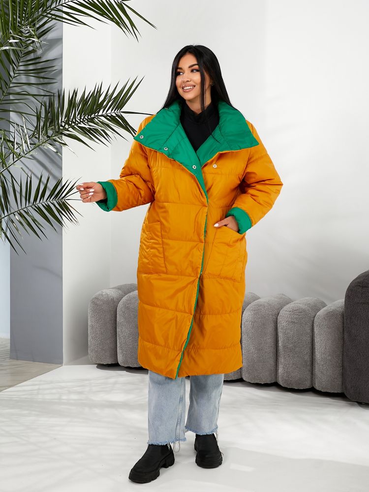 Пальто двустороннее УК-1541-2 Фабрика Моды