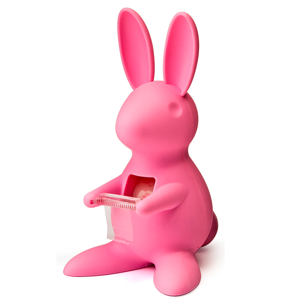Диспенсер для скотча bunny, розовый