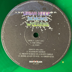 Винтажная виниловая пластинка LP Uriah Heep Demons And Wizards (UK 2010) (Green Vinyl)