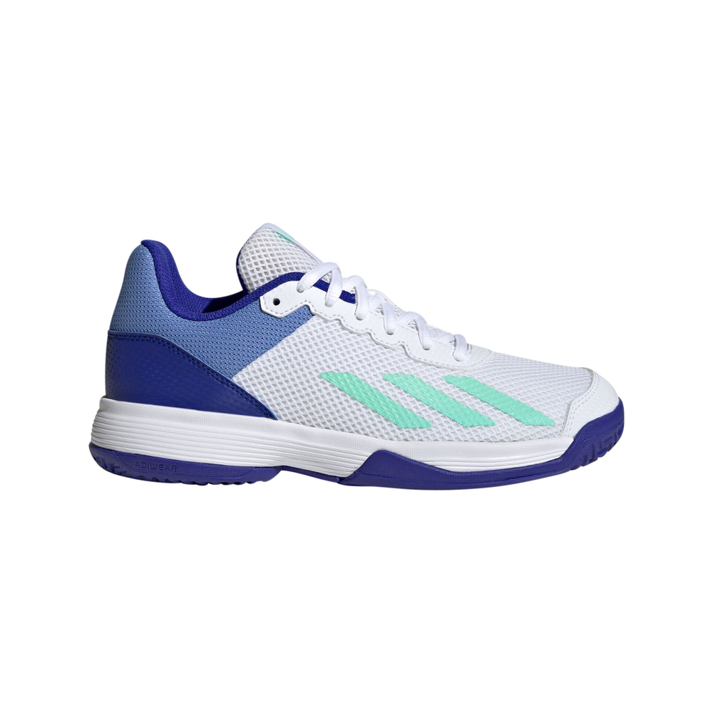 Детские теннисные кроссовки adidas Courtflash All Court Shoe Kids - White, Blue