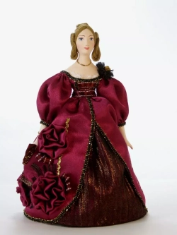 Кукла коллекционная Дама в бальном платье